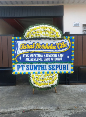 Papan Bunga Duka di Orkeri